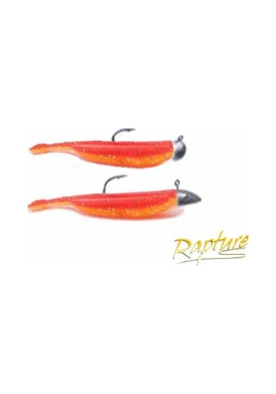 Rapture Stick Shape 9.5Cm Red Yellow Uv Lrf Spin Silikon Yem