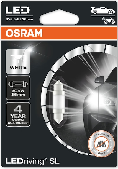 Osram Sofit Led Ledriving SL C5W 36mm 6000K Beyaz Işık 1 Adet