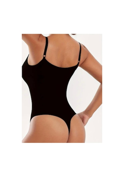 Zıbın String Model Toparlayıcı Çıtçıtlı Body Korse 9052 Siyah