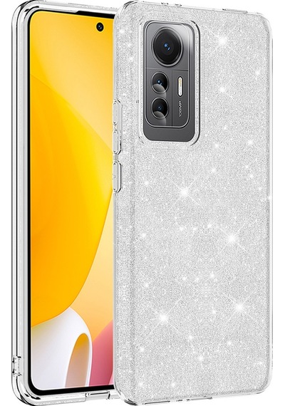 Xiaomi Mi 12 Lite Kılıf Zore Shining Simli Silikon Kılıf
