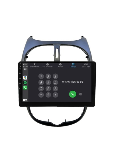 Peugeot 206 Android Multimedya Sistemi 2006-2011 Crv4427xp