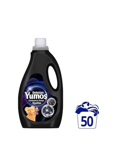 Yumoş Sıvı Bakım Deterjanı Siyah 50 Yıkama 2500 Ml