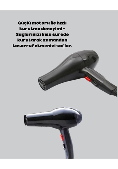 Ceylan Adam Profesyonel 2200w Saç Kurutma Makinesi Yüksek Performans
