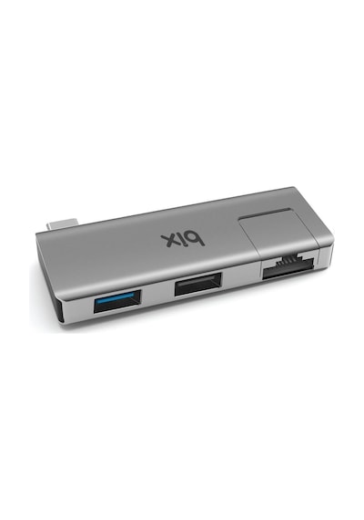 Bix BX21HB Type-C to USB 3.2 USB 2.0 RJ45 Dönüştürücü Adaptör