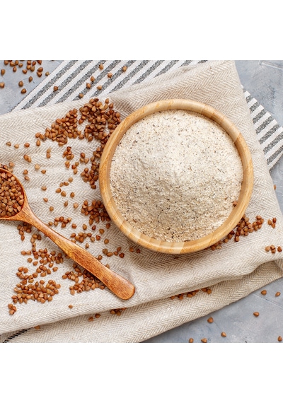 Tam Tarım Glutensiz %100 Tam Çiğ Karabuğday Unundan Ekmeklik Un 2 KG