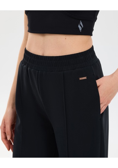 Skechers W Soft Touch Regular Sweatpant Kadın Siyah Eşofman Altı S2610035-3817