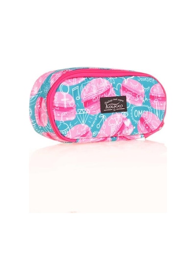 Kaukko Nature Özel Bölmeli Kalem Çantası Macaron K2628