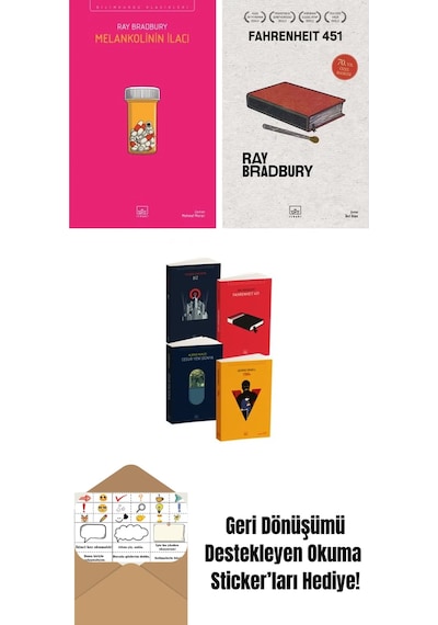 Melankolinin İlacı + Fahrenheit 451 70. Yıl Özel Baskısı + Kara Dörtleme Set