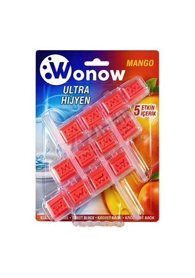 4 Adet Wonow Wc Blok Mango 3x50 Gr