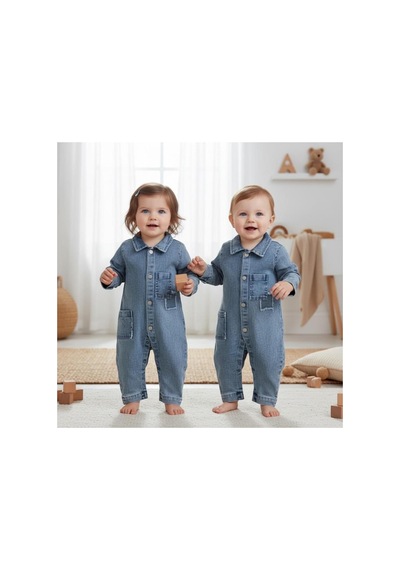 Altıntaş Baby Cepli Yakalı Basic Kız Ve Erkek Bebek Kot Tulum Bir Beden Büyük Almanız Önerilir Denim Denim Altıntaş Baby Cepli Yakalı Basic Kız Ve Erkek Bebek Kot Tulum Bir Beden Büyük Almanız Önerilir Denim Denim