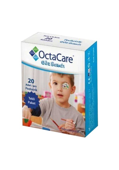 Octacare Erkekler için Pediatrik Göz Bandı 5 x 6.2 CM 20'li