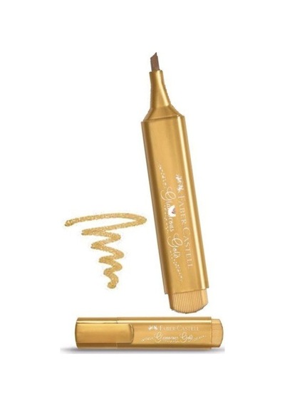Faber Castell Fosforlu Metalik Kalem Glamorous Gold
