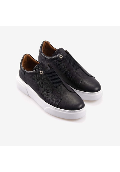 Kemal Tanca Erkek Eva Taban Hakiki Deri Sneaker & Spor Ayakkabı 2534 Lacivert
