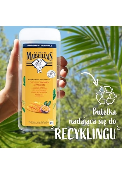 Lpm Organik Mango Ve Çarkıfelek Meyvesi 400ml Duş Jeli, Beyaz Ve Sarı Diğer