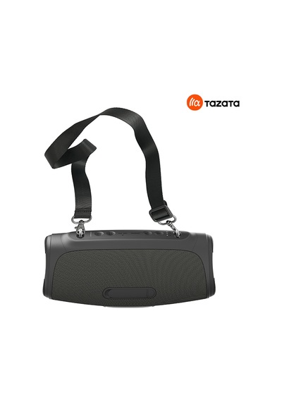 Tazata Boomblast Mini Bluetooth Hoparlör- Gri - 60w Ipx7, 10 Saat Şarj, Powerbank, İnanılmaz Ses