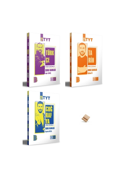 Benim Hocam 2027 Tyt Türkçe Tarih Ve Coğrafya Soru Bankası 3lü Set + Telefon Standı