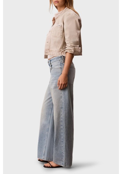 Calvin Klein Pamuklu Düşük Bel Bol Paça Baggy Jeans Lv047g916gyp3 Bayan Kot Pantolon Lv047g916g Yp3 Açık Mavi
