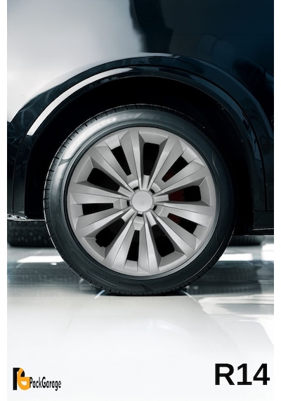 Smart Forfour 14'' İnç Jant Kapağı 4 Adet Gri G108