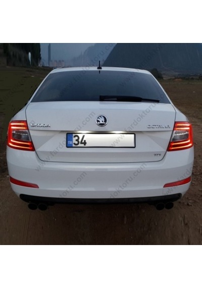 Fardoktoru Skoda Octavia Ii Led Plaka Ampulü Dekoder Seti