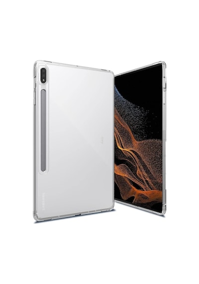 Samsung Galaxy Tab S7 Fe Sm-t737 / T736 / T733 / T730 12.4 Inç Silikon Kılıf + Nano Ekran Koruyucu
