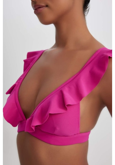 Defacto Fall İn Love Regular Fit Bikini Üstü Z4283az23smpn615 Pembe