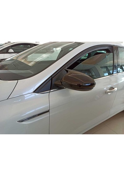 Renault Megane 4 2016+ Batman Ayna Kapağı Pıano  Black