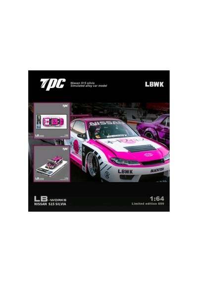 Tpc Nıssan Silvia Lb S15 - Liberty Walk + Figure - Pink/white - 907819759