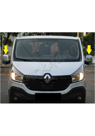 Markadan Renault Trafic Krom Ayna Kapağı 2015 Sonrası 2 Parça Abs