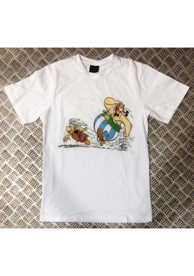 Stoned&Fame Unisex Beyaz Asteriks Baskılı T-shirt Beyaz