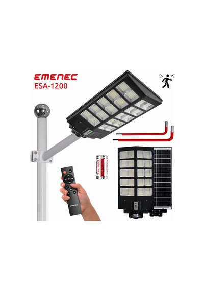 Emenec 1200w Güneş Enerjili Led Aydınlatma Solar Aydınlatma