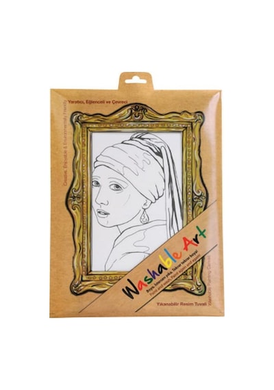 Funny Mat - Johannes Vermeer Gırl Wıth A Pearl Earrıng 25 X 35 Cm