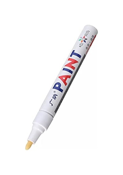 Otodemir Araç Lastik Yazı Kalemi - Araba Lastik Yazı Kalemi - Lastik Yazısı Boyama Kalem - Lastik Kalem Beyaz