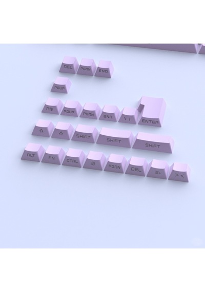 131 Tuş Keycaps Abs Tuş Takımı Yan Tuş Harf Mekanik Klavye Keycaps
