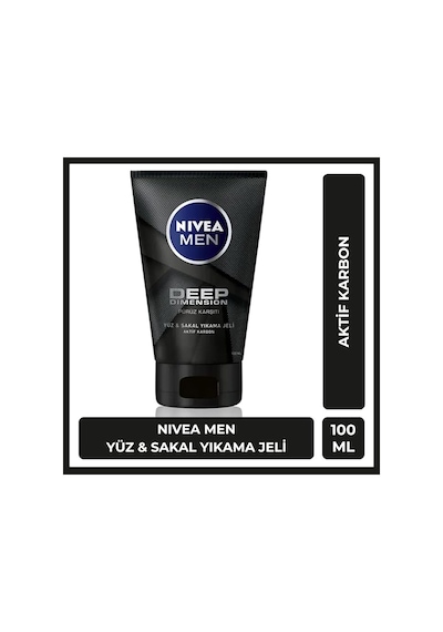 Nıvea Men Deep Dimension Yüz Ve Sakal Yıkama Jeli 100ml
