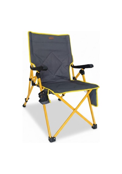 Madfox Flexlounge 3x Katlanabilir Kamp Sandalyesi Steel Mustard Sarı