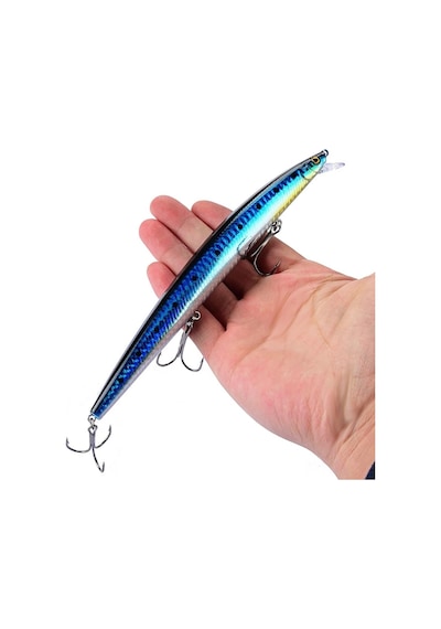 18 Cm 24 Gr.Lazer Turna Rapala,Levrek Rapala ,,Sahte Lures Yapayy