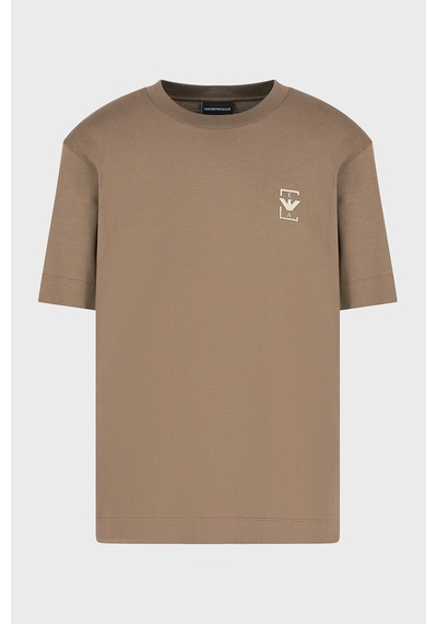 Emporio Armani Erkek T Shirt Em001068 Af12926 U6195 Kahve Kahve