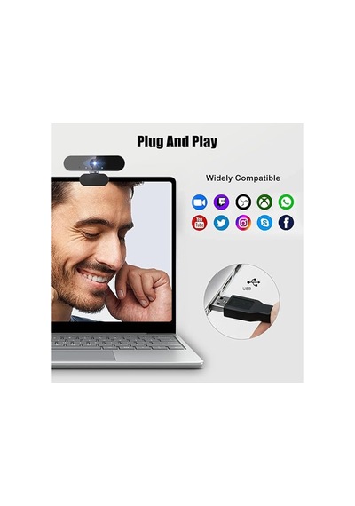 Webcam 1080p Hd Konferans Kamera Dahili Mikrofon Görüntülü Sohbet Yayın Kamerası Hd Video Ae-104
