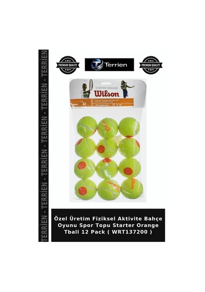 Özel Üretim Fiziksel Aktivite Bahçe Oyunu Spor Topu Starter Orange Tball 12 Pack Wrt137200