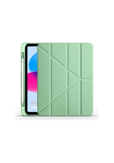 Teleplus Apple Uyumlu iPad Mini 6 2021 6.nesil Kılıf Trifolding Standlı Kalemlikli Kapak Rd2 Kapaklı Kılıf
