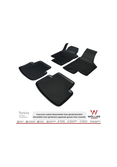 Volkswagen Jetta Paspas 2011 2019 Arası Uyumlu 3d Havuzlu Paspas