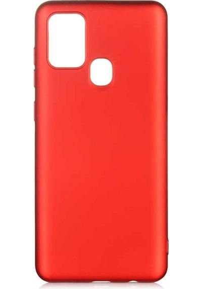 Galaxy A21s Kılıf Zore Premier Silikon Kapak Kırmızı