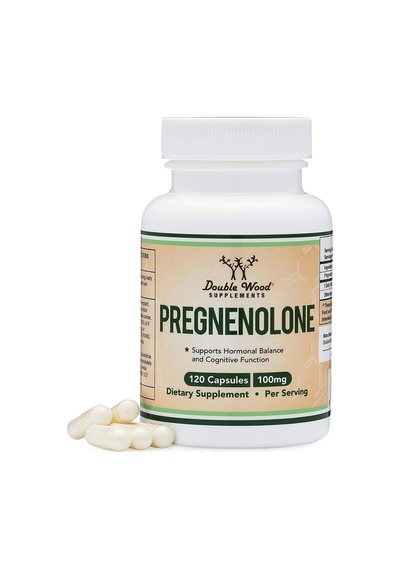 Double Wood Pregnenolone 100mg Converted To Progesterone To ...