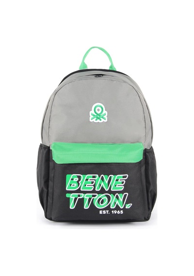 Çocuk Kol Saati Hediyeli Benetton Büyük Kapasiteli Çocuk Okul Çantası B.nt.03841