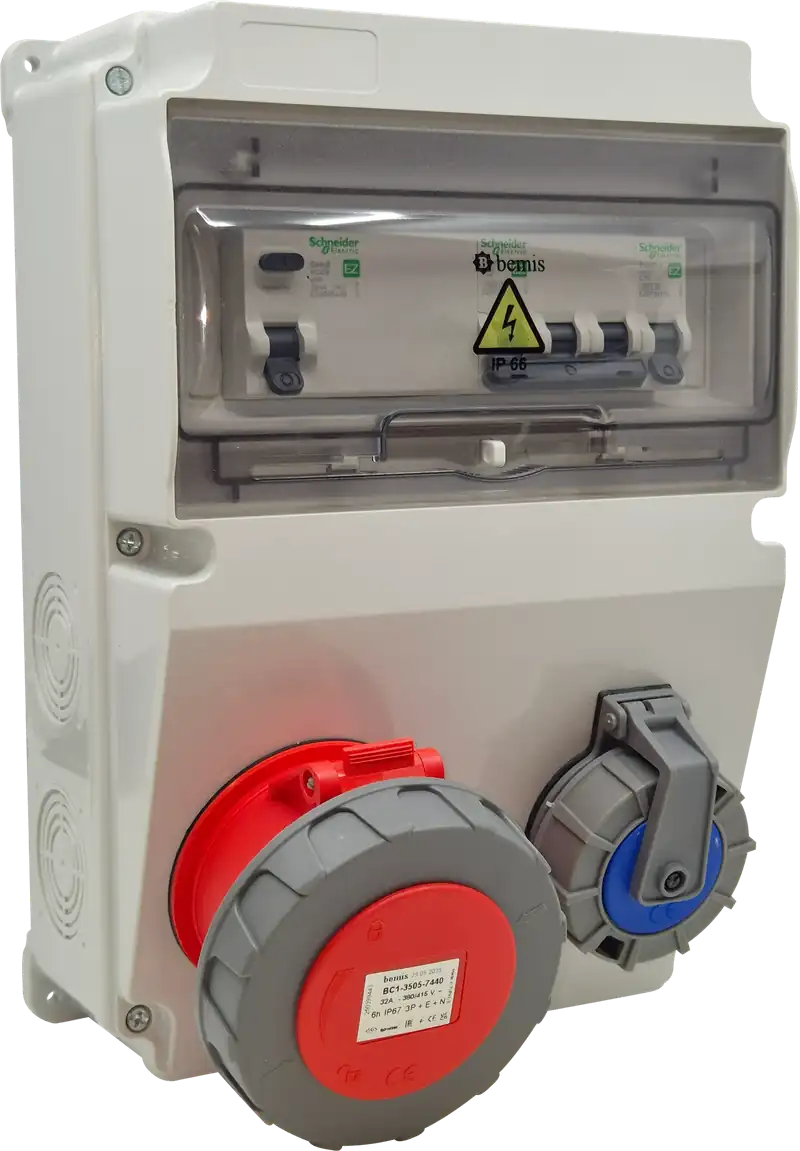 Bemis Ip66 Mobil Kombinasyon Panosu Bd2m6130-1020-x Ip44