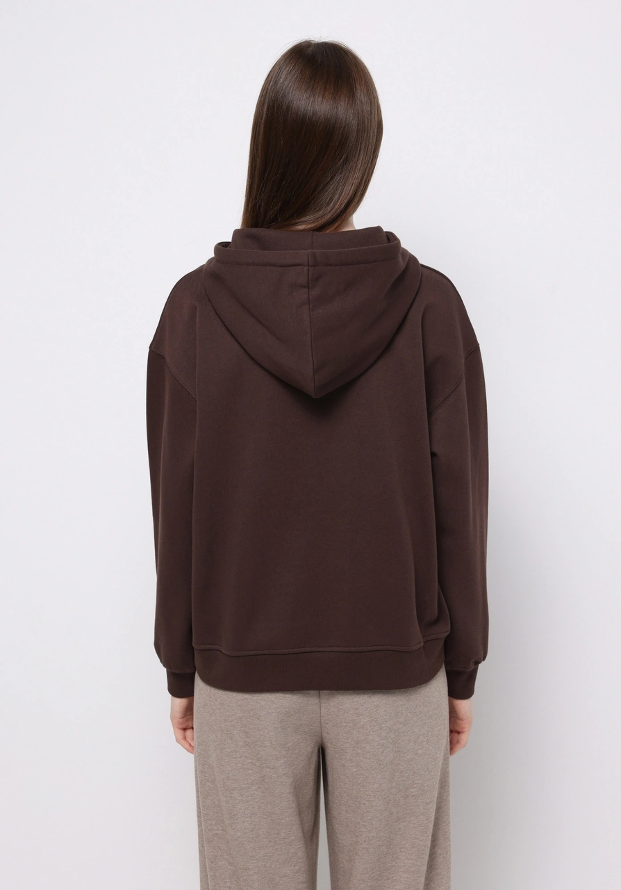 Colin's Colins Regular Fit Kapüşonlu Nakışlı Kadın Kahverengi Sweatshirt Cl1077081 Q1.v2 Brw Kahverengi Colin's Colins Regular Fit Kapüşonlu Nakışlı Kadın Kahverengi Sweatshirt Cl1077081 Q1.v2 Brw Kahverengi