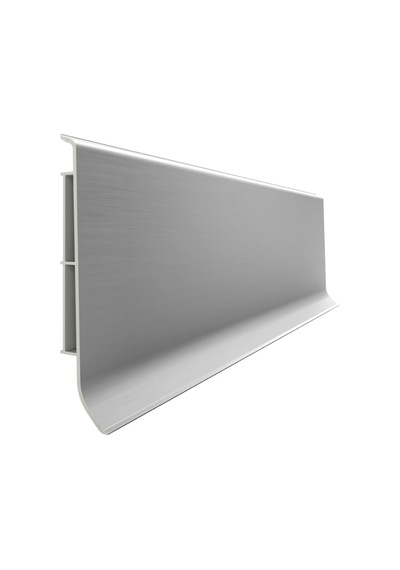 Vilo Linela 411 Gümüş Pvc Süpürgelik 2m Usta Gerektirmeyen Montaj - Suya Ve Neme Dayanıklı