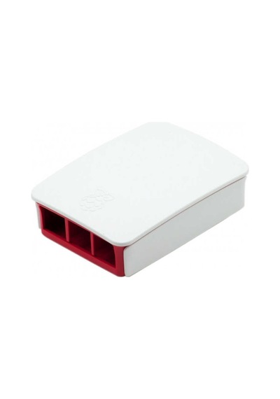 Robotistan-Raspberry Pi B+/2/3 Muhafaza Kutusu - Beyaz, Kırmızı