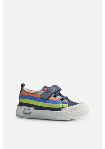 Vicco Elf Çocuk Işıklı Keten Sneaker Lacivert