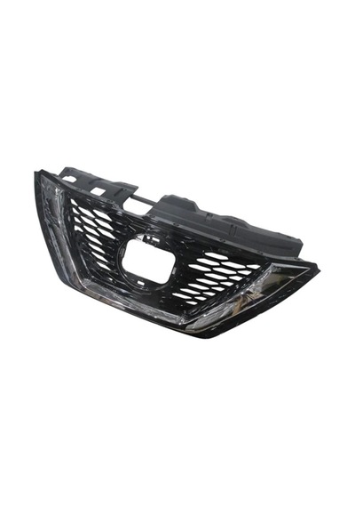 Nissan Qashqai 2017-2021 J11 Ön Panjur Nikelaj Çıtalı Kamera Delikli Tyg Oem No:62310hv32b